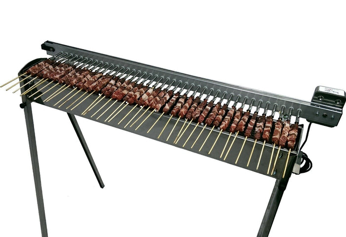 Barbecue a carbone automatico per arrosticini Tecnoroast TRS-40 Single Inox