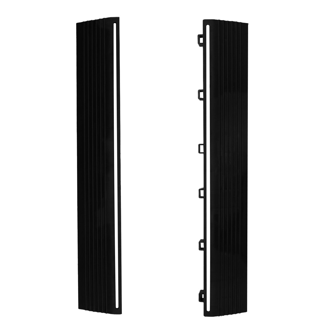 Piastrelle ventilate nere e blu 3,2m x 6m per garage e officine, antiscivolo.