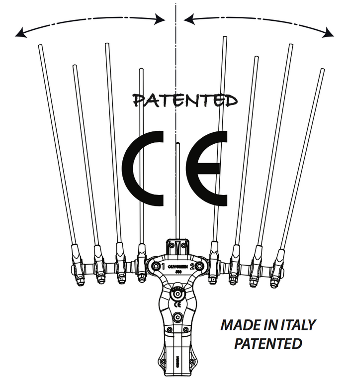 Abbacchiatore a batteria 12V Minelli OlivGreen 500 Plus