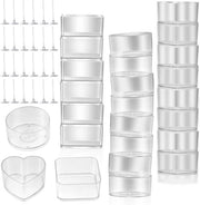 Set di candele DIY - crea candele - 30 candele da tavolo - plastica - ideale per i creativi