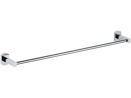 Portasalviette da muro 60 cm con supporti cromati - serie forma