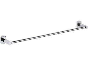 Portasalviette da muro 60 cm con supporti cromati - serie forma