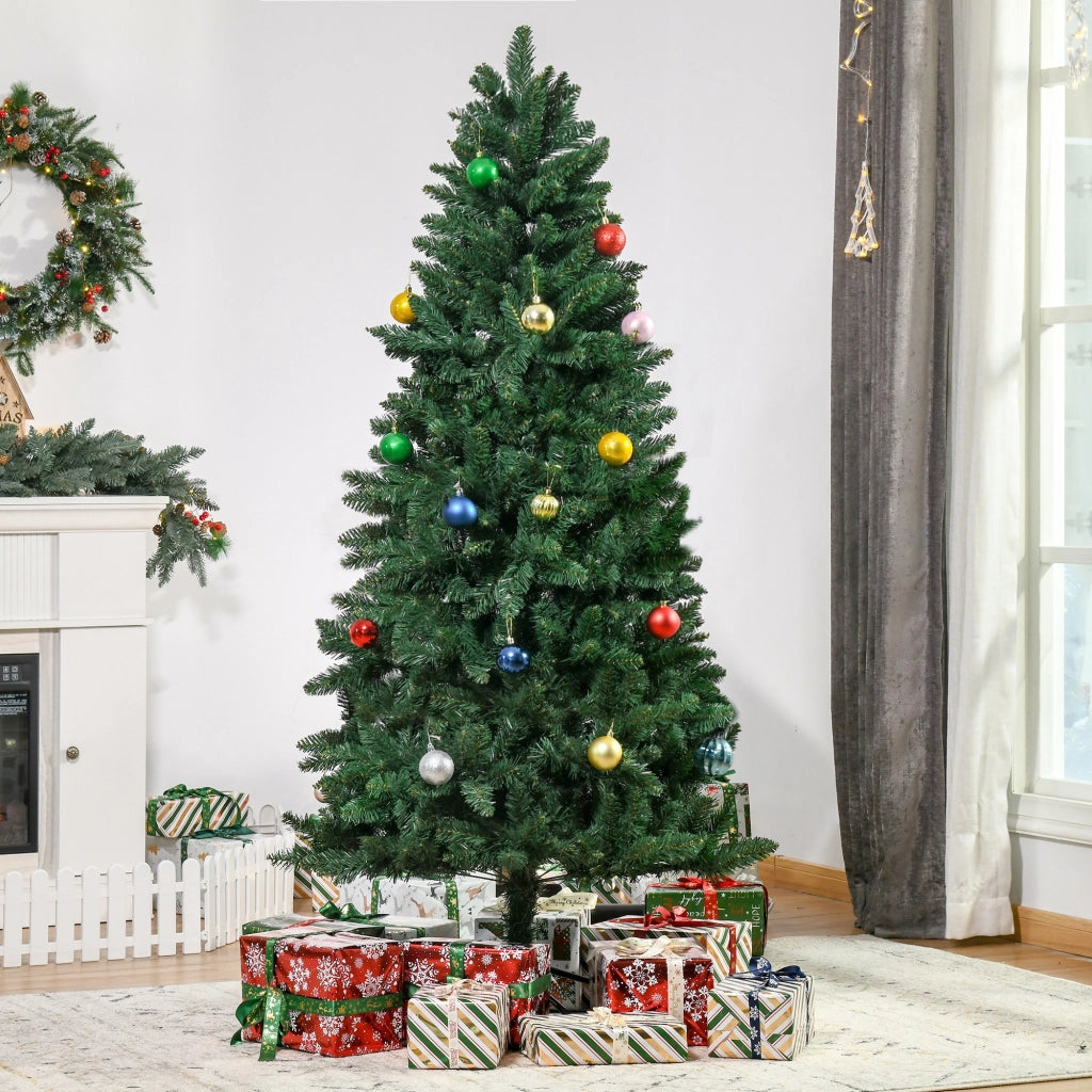 Albero di Natale Artificiale 180 cm ¨C Zephmum ¨C Pino 724 Rami in Metallo per Interni