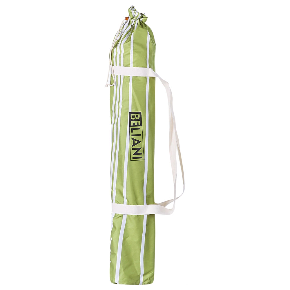 Ombrellone giardino tessuto bianco palo in legno faggio 150 cm Ombrellone esterno rotondo giardino retrò inclinabile resistente ai raggi UV