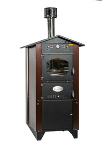 Forno da esterno Garden 80 marrone Rossofuoco con carrello integrato