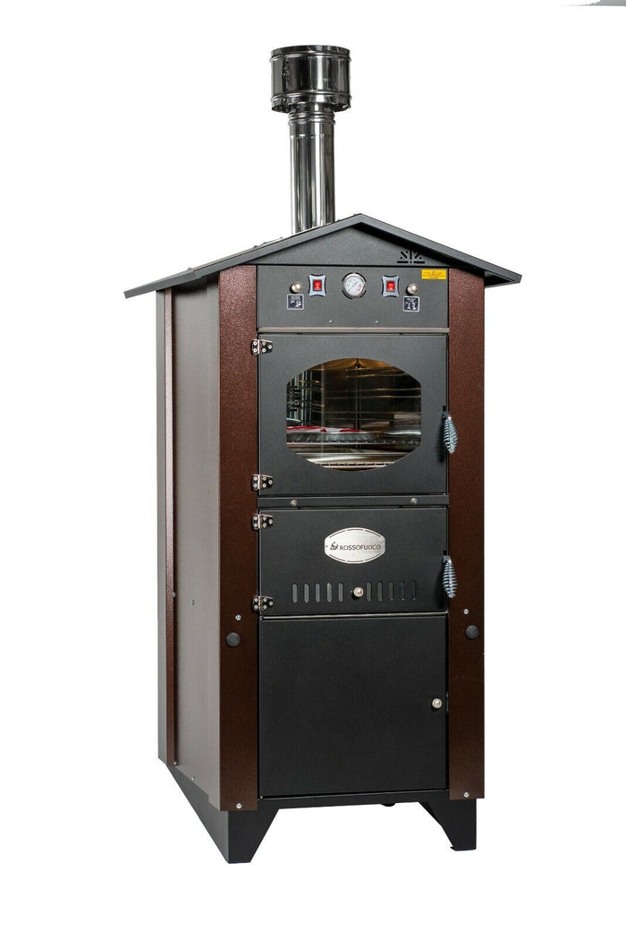 Forno da esterno Garden 80 marrone Rossofuoco con carrello integrato