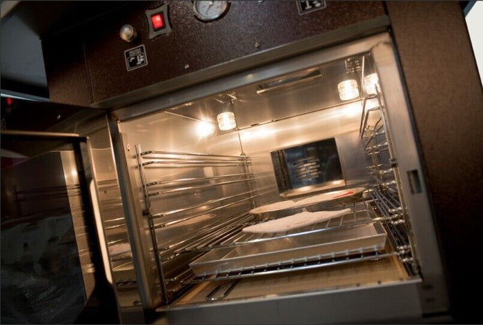 Forno da esterno Garden 80 marrone Rossofuoco con carrello integrato