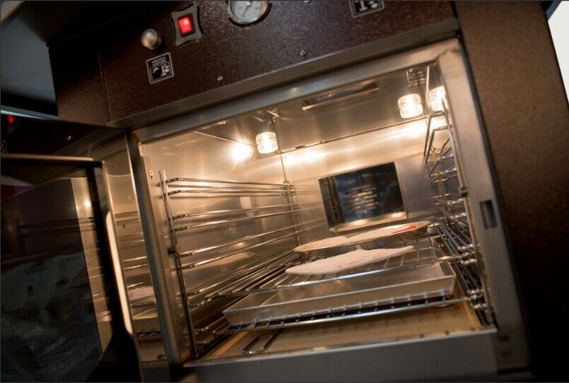 Forno da esterno Garden 80 marrone Rossofuoco con carrello integrato