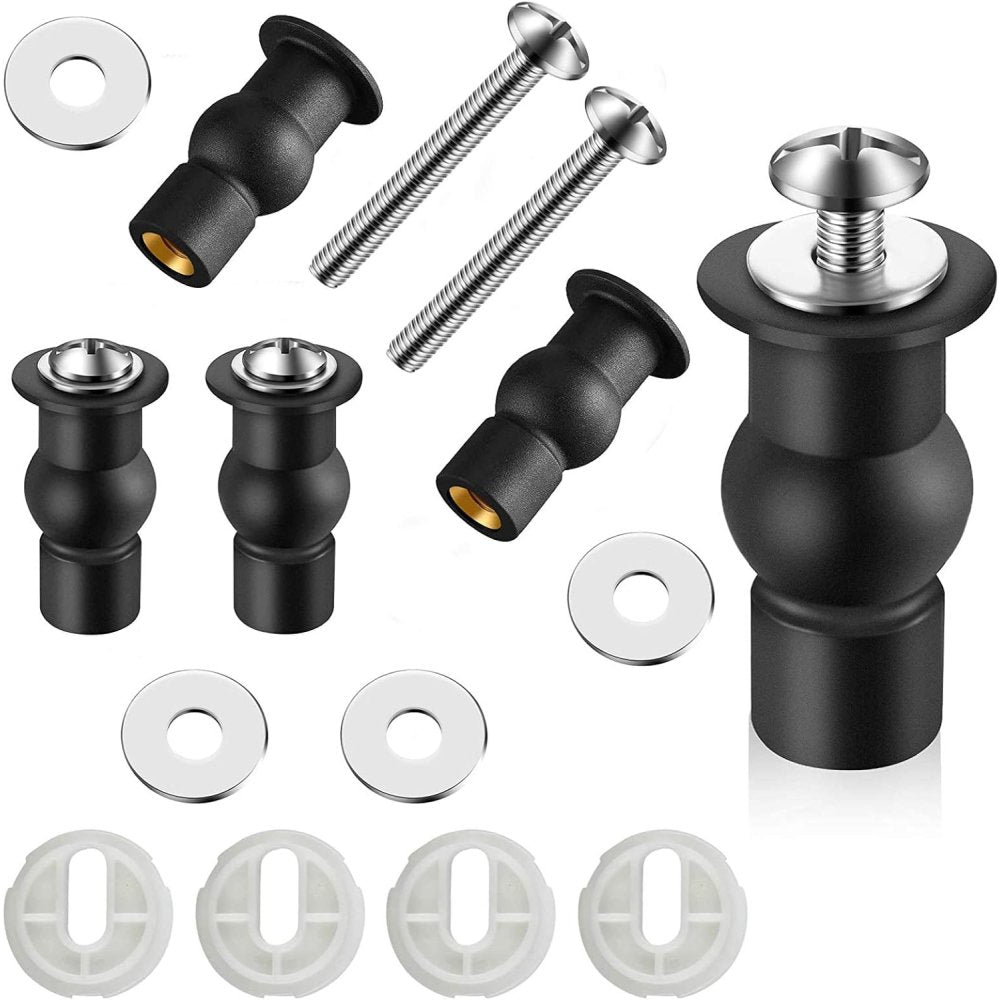 Gzlceu - set di 4 cerniere per sedile del wc, con viti di fissag