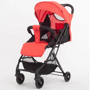 Passeggino Wizy Pro Ultra Leggero Chiusura Facilitata Salvaspazio Portata 15 kg-Rosso