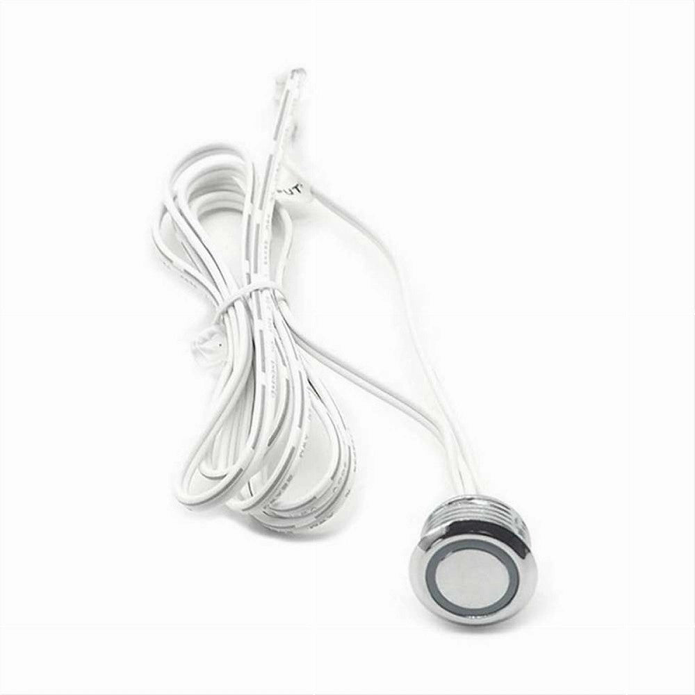 Trade Shop - Sensore Interruttore Touch Per Luci Strip Led Pulsante Per Mobili 12/24v Sen-ta -