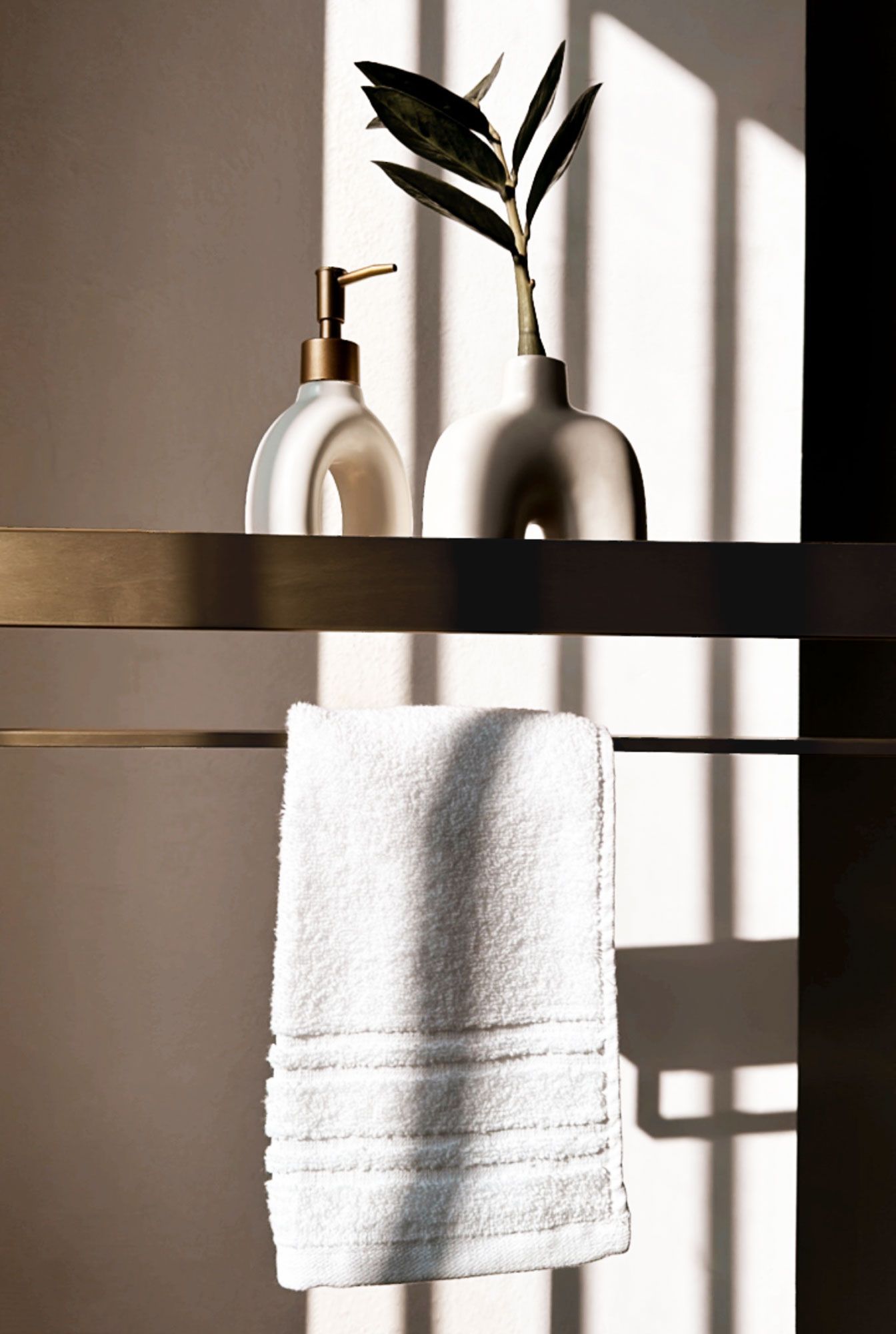 Mensola Da Bagno Sf01 45cm Gold Brush