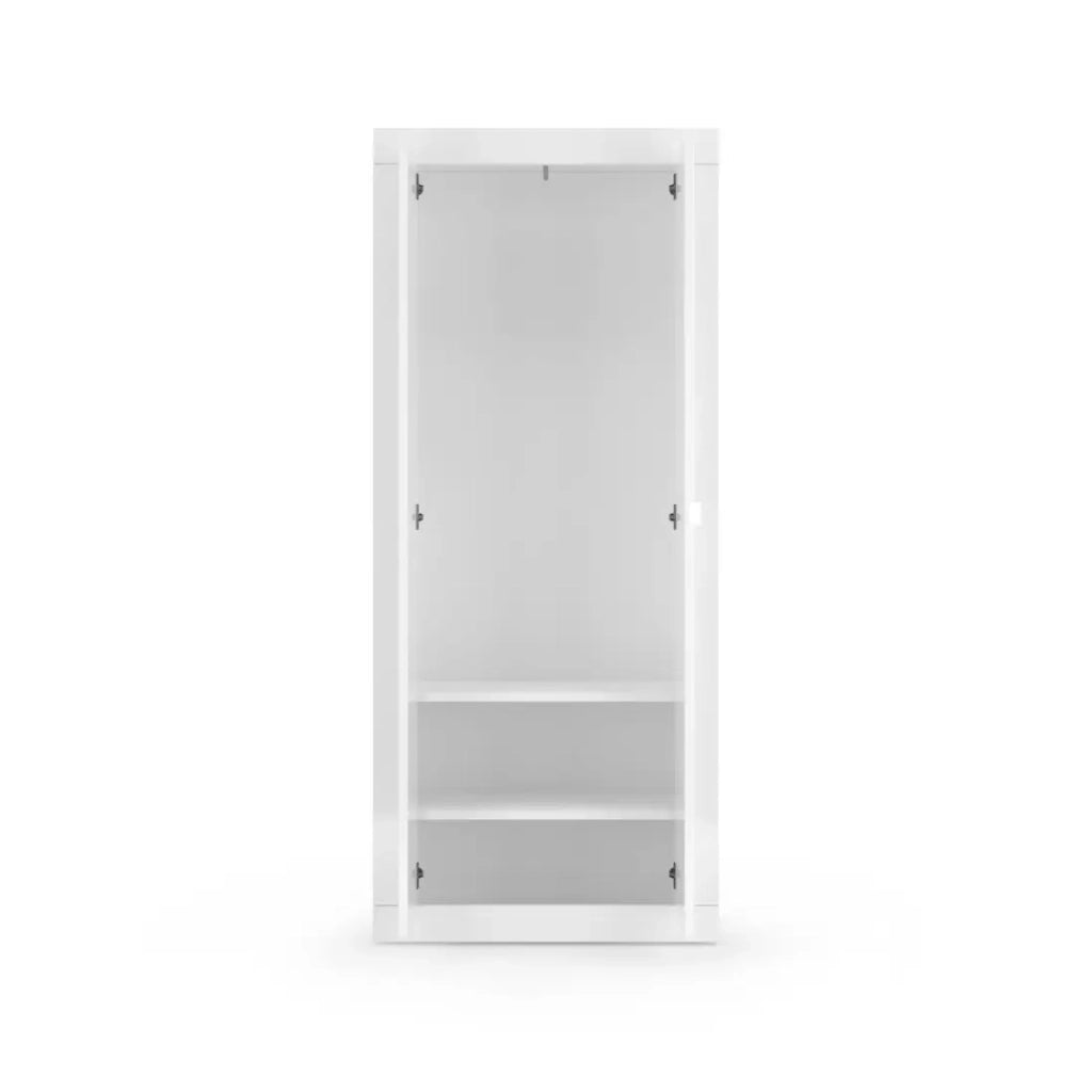 Armadio per ingresso di casa, collezione ISORA, colore bianco lucido laccato