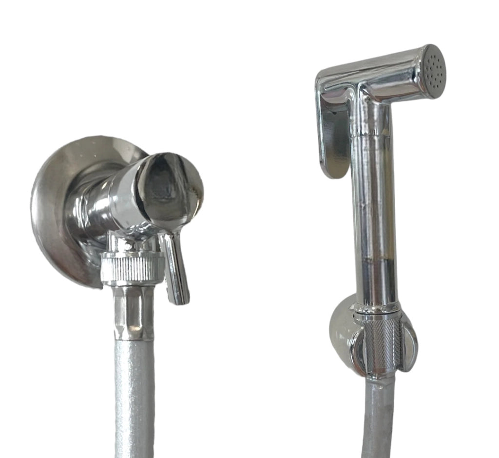 Kit wc bidet con doccetta completo in ottone