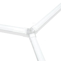 Piastrelle Esagonali LED e Piastrelle Ventilate per Pavimento Garage Con Bordi - 60 Nere & 60 Grigie