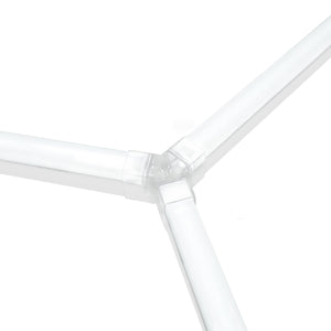 Piastrelle Esagonali LED e Piastrelle Ventilate per Pavimento Garage Con Bordi - 60 Nere & 60 Grigie