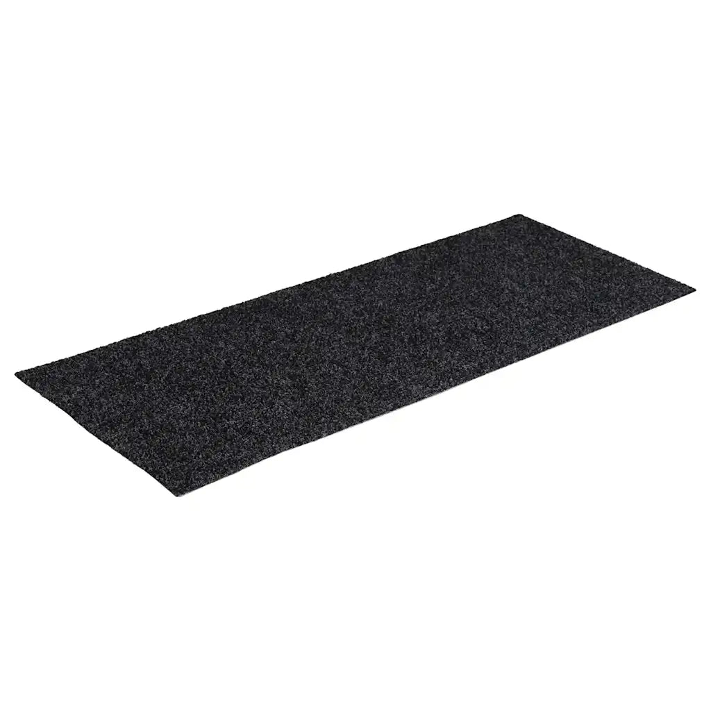 Tappetini per scale autoadesivi 30 pz 60x25 cm Grigio Scuro rettangolari 3365704