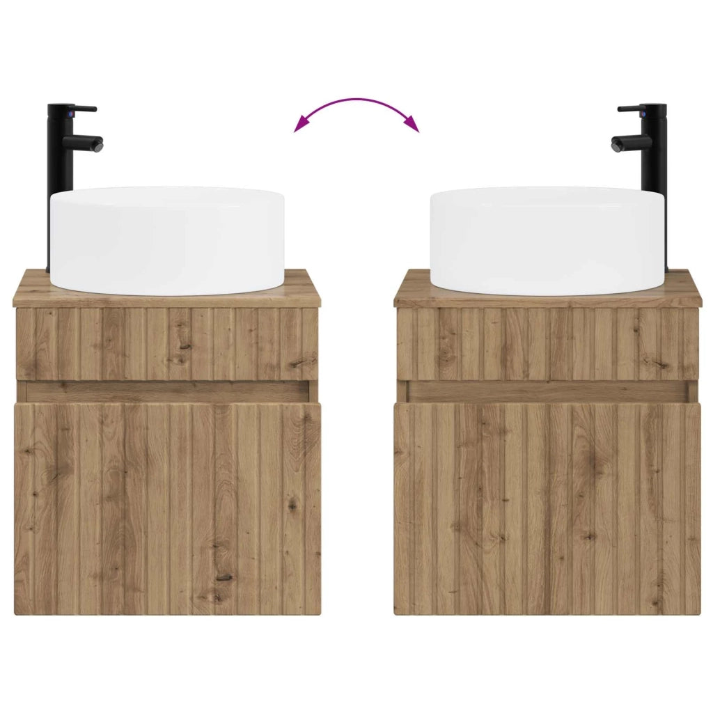 Mobile lavabo da parete Rovere Artigianale 49 x 44,5 x 65,5 cm 890631