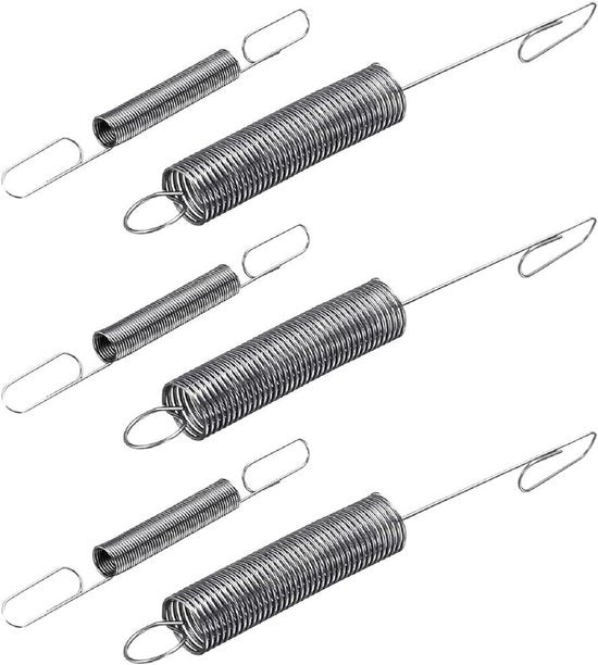 Pezzi di ricambio per tagliacapelli - Set di molla regolatore e governatore (6 pezzi) - Adatto per motori Briggs & Stratton - Diversi dimensioni (2,6×0,2 pollici e 1,7×0,1 pollici)
