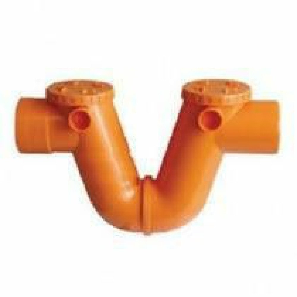 Sifone monolitico acque nere pvc edilizia d.200 b08lr3s787