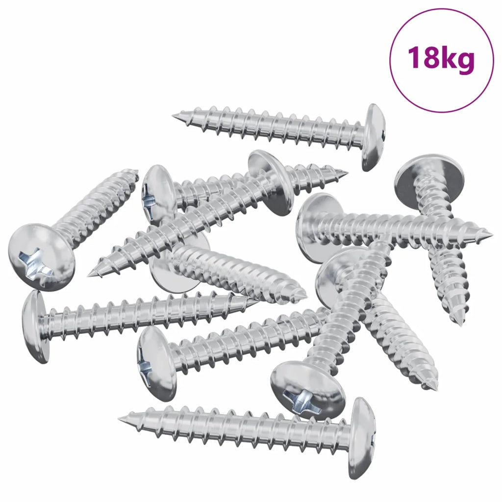 Chiodo autofilettante 9231 pcs Zincato Acciaio