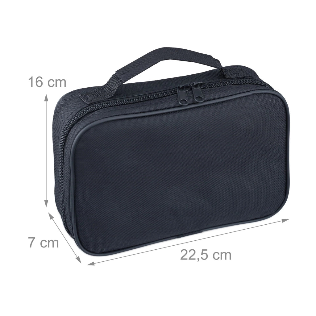 Set di 6 bocce da petanque professionali per giardino, parco o spiaggia 16 x 22,5 x 7 cm in metallo argentato 13_0004569