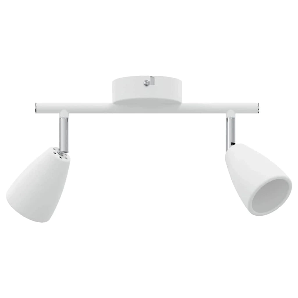 Faretto da soffitto moderno orientabile 25,5 x 8 x 16 cm illuminazione mirata stile contemporaneo metallo bianco 02_0058319