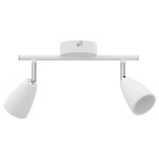 Faretto da soffitto moderno orientabile 25,5 x 8 x 16 cm illuminazione mirata stile contemporaneo metallo bianco 02_0058319