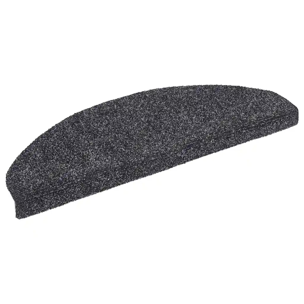 Tappetini Autoadesivi per Scale 30 pz Grigio Scuro 65x21x4 cm