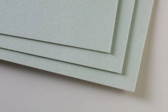 Pacchetto di Carta Pastello Speciale per Pastelli Secchi - Fogli A3 297x42 cm 360g - Verde Chloro