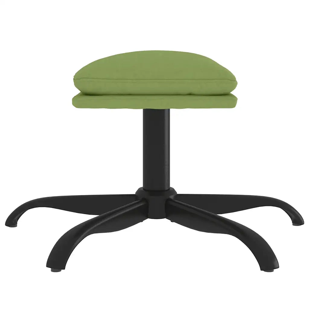 Poggiapiedi Verde Chiaro 60x60x39 cm in Velluto cod mxl 60394