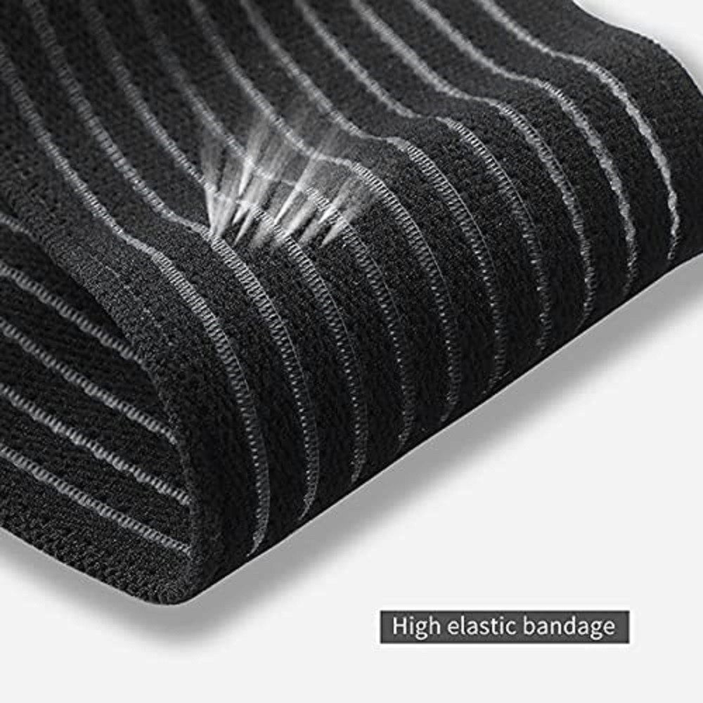 Trade Shop - Ginocchiera Tutore Ginocchia Fascia Elastica Ginocchio Con Chiusura A Strappo -