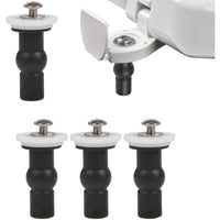 Cyh 4 pezzi sedile wc set di fissaggio universale, fissaggi wc s