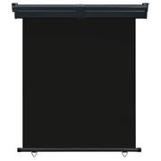 Tendalino Laterale per Balcone 145x250 cm Nero 48424