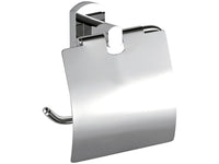 Portarotolo da muro cromato - serie forma
