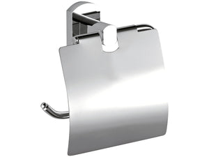 Portarotolo da muro cromato - serie forma