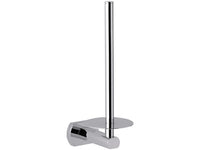 Portarotolo di ricambio con supporto cromato - serie forma