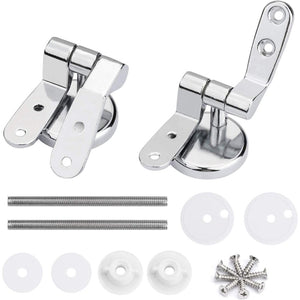 Cerniere per sedile wc in lega di zinco, finiture cromate, cerni