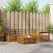 Set di divani da esterno 5 pcs Naturale