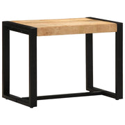 Panca 60x35x45 cm in Legno Massello di Mango Grezzo 4015977