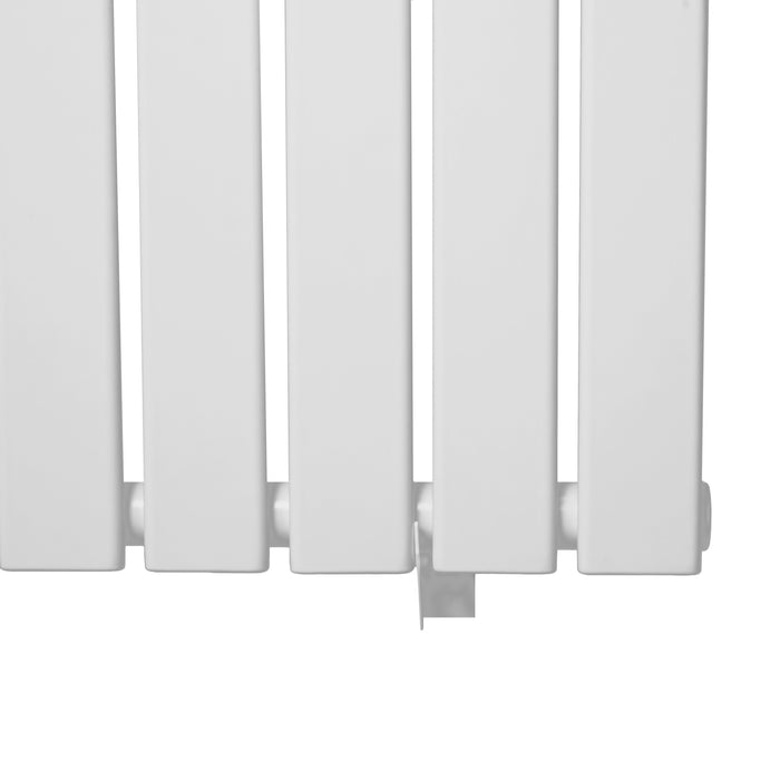 Radiatore Orizzontale Design Piatto Colonna Singola Bianco 600x910 mm