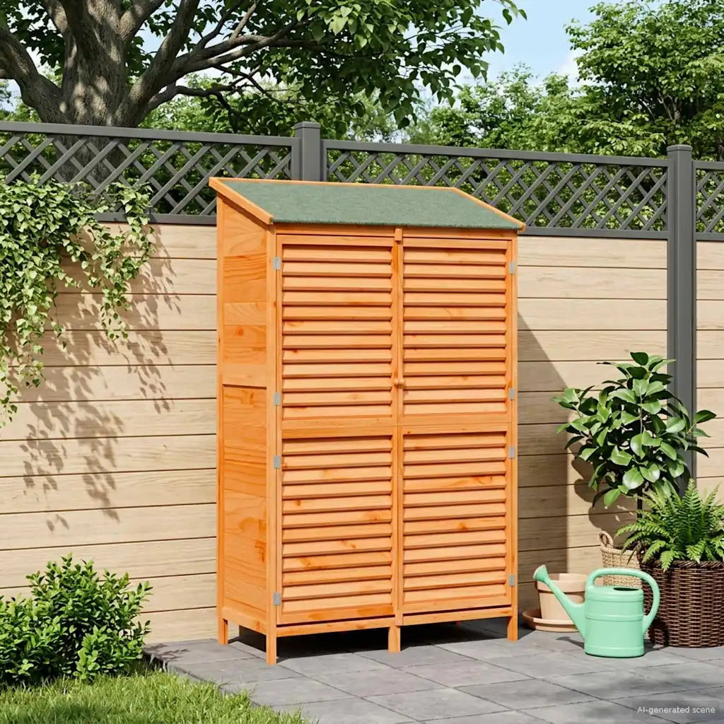 Capanno da Giardino Marrone 106 x 56 x 176,5 cm CFW4554746