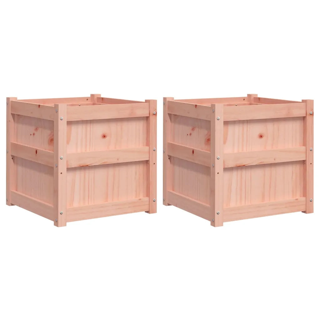 Fioriere da Giardino 2 pz in Legno Massello di Douglas 837421