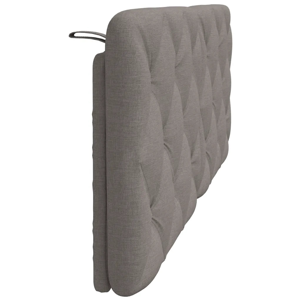 Cuscino Testiera-Cuscino per Testiera Tortora 140 cm in Tessuto