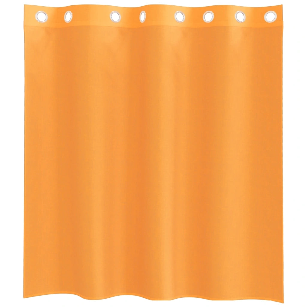 Tende in Voile con Occhielli 2 pz Arancio 140x140 cm