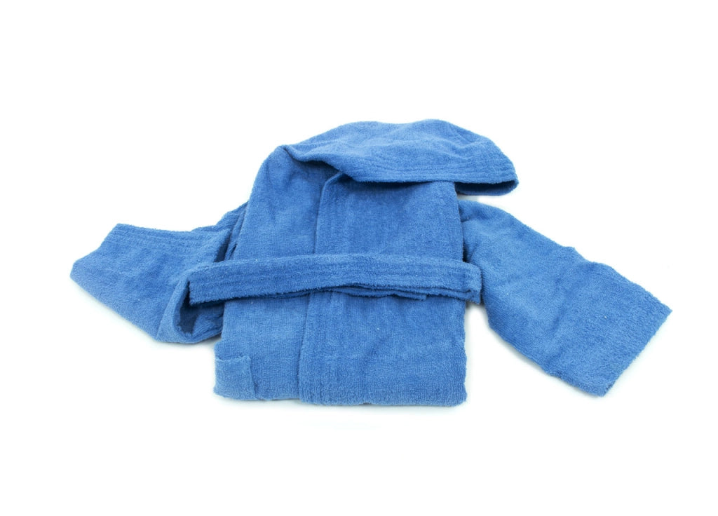 Accappatoio Per Bambini In Spugna Modello Children Colore Bluette - 6 Anni - Bluette