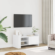 Mobile Porta TV-Mobile per TV-Credenza TV Bianco 80x35x40 cm in Legno Multistrato