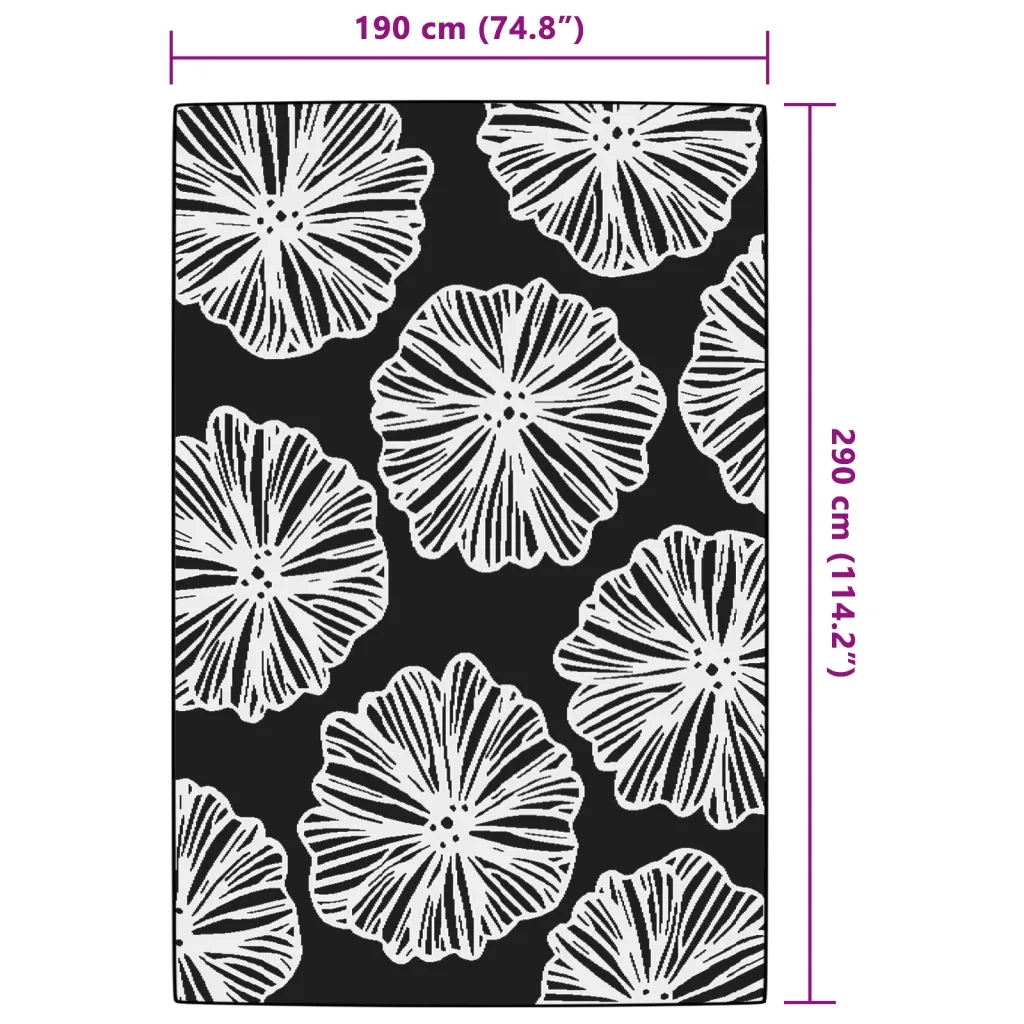 Tappeto da Esterno ARAKIL Verde 190x290 cm PP CFW9913154