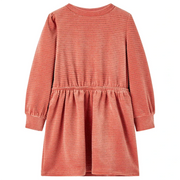 Abito da Bambina a Maniche Lunghe Rosa Medio 128
