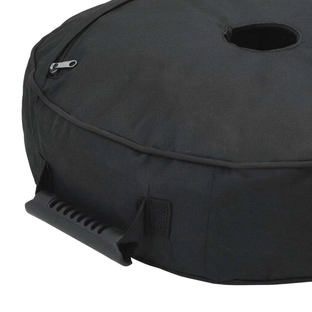 Base per Ombrello da Patio-Supporto per ombrellone 50 x 50 cm Acciaio Nero
